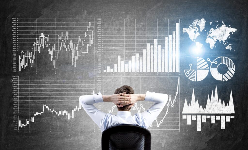 Man Looking at Charts