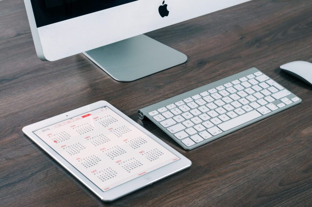 Apple Computer on Desk