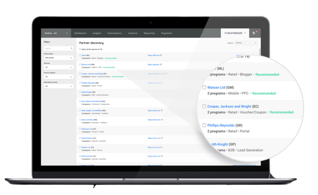 partnerize ai features
