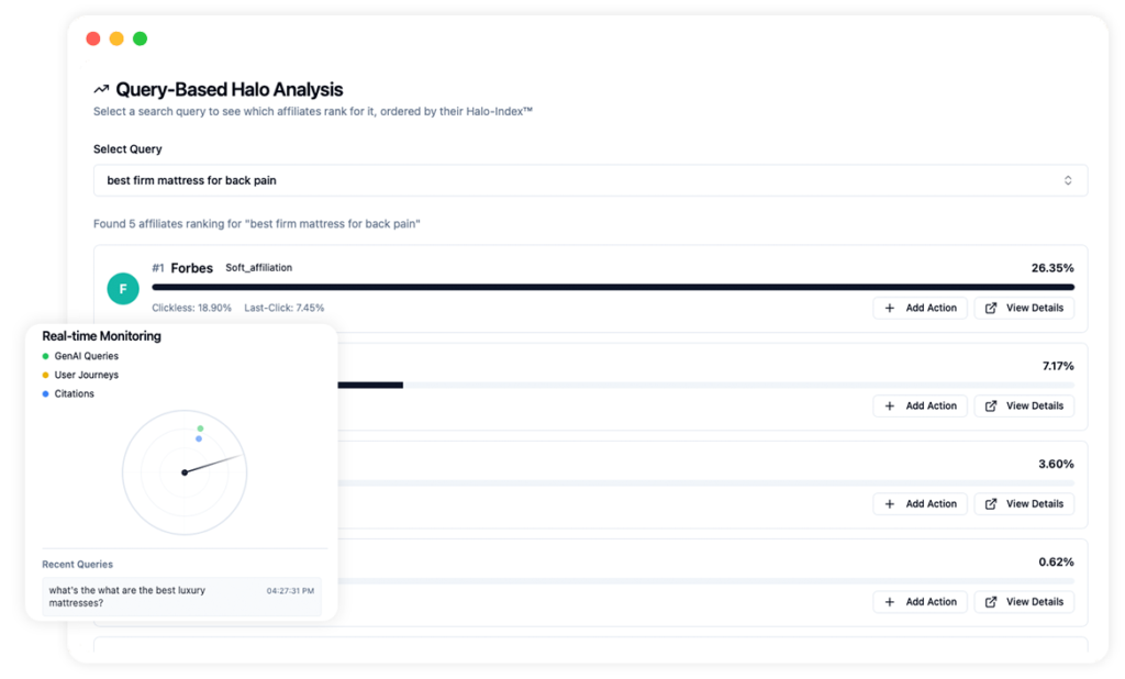VantagePoint Affiliate Attribution Tool